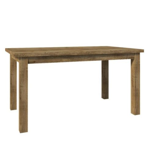 MONTANA Széthúzható ebédlőasztal, tölgyfa lefkas, 160-203x90 cm, STW