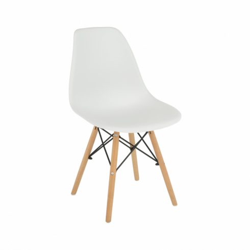 CINKLA Modern szék, bükk+ fehér, 3 NEW