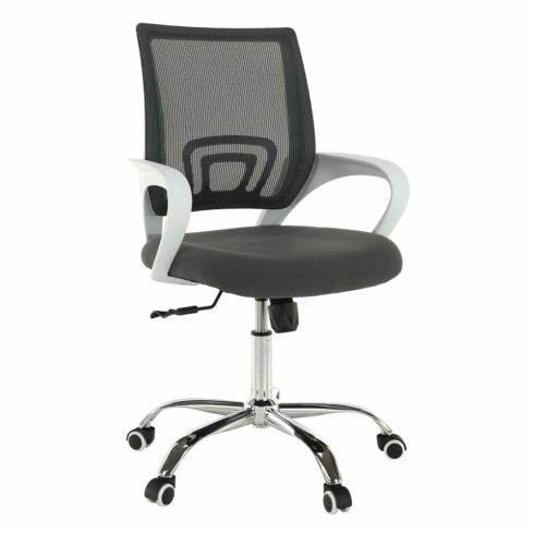 SANAZ Irodai szék, szürke/fehér, TYP 2