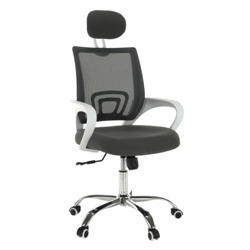 SANAZ Irodai szék, szürke/fehér, TYP 1