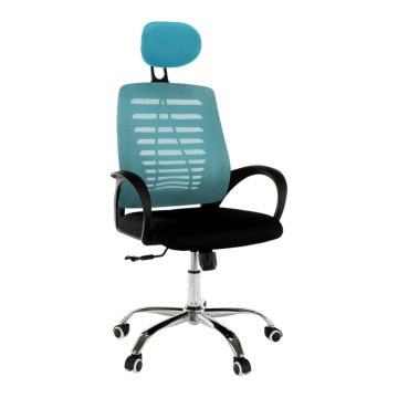 ELMAS Irodai szék, kék/fekete
