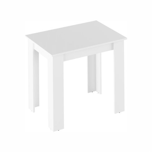 TARINIO Étkezőasztal, fehér, 86x60 cm