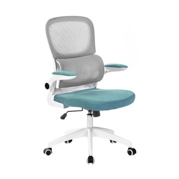 RAMIRO Irodai szék, barna/neomint/fehér