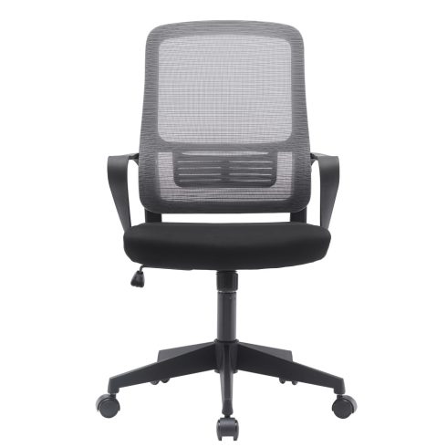 SALOMO Irodai szék, szürke/fekete, TYP 3