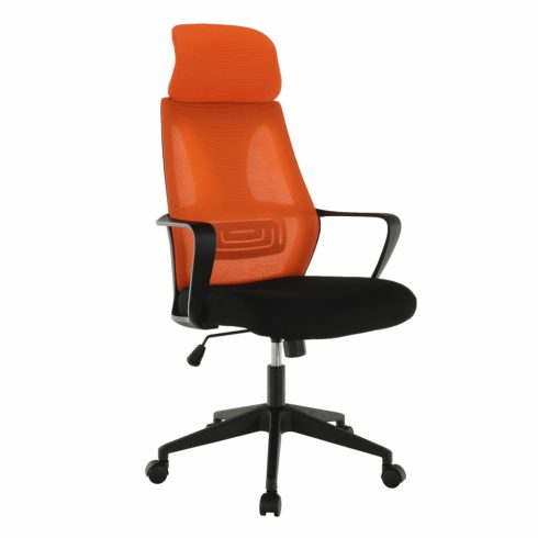 TAXIS Irodai szék, fekete/narancssárga, NEW