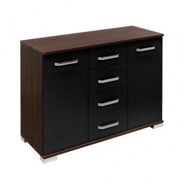 Magasfényű kombinált komód 