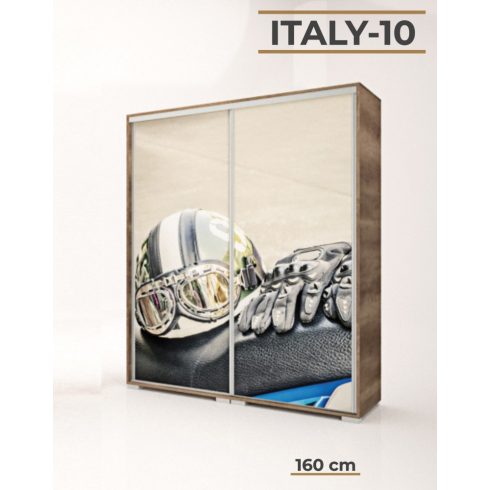 Italy Style 160 cm-es tolóajtós gardrób (Italy-10)