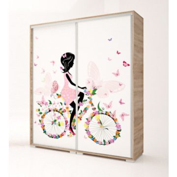 Italy Style 160 cm-es tolóajtós gardrób (Italy-29)