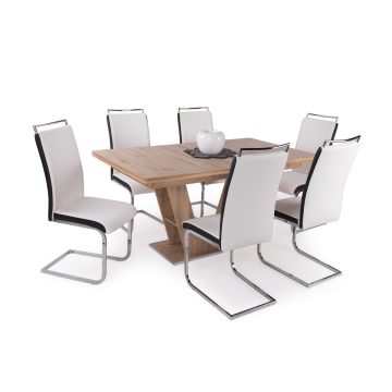 Prága asztal + 6 db Száva szék