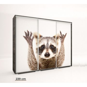 Italy Style 239 cm-es tolóajtós gardrób (Italy-05)