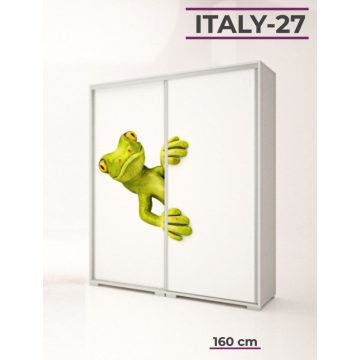 Italy Style 160 cm-es tolóajtós gardrób (Italy-27)