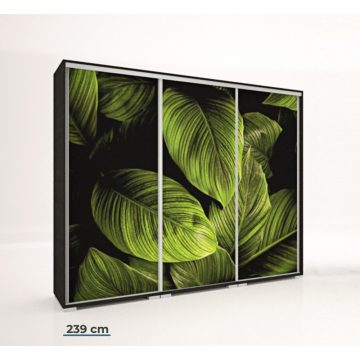 Italy Style 239 cm-es tolóajtós gardrób (Italy-32)