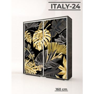 Italy Style 160 cm-es tolóajtós gardrób (Italy-24)