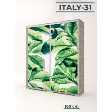 Italy Style 160 cm-es tolóajtós gardrób (Italy-31)