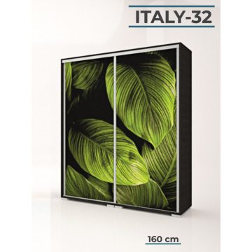Italy Style 160 cm-es tolóajtós gardrób (Italy-32)
