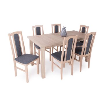 Sophia 6 személyes étkező Berta asztallal