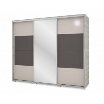 Bond gardróbszekrény 239 cm (MF+TK)