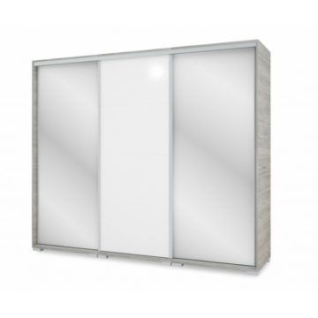 Bond gardróbszekrény 239 cm (MF+ 2 TK)