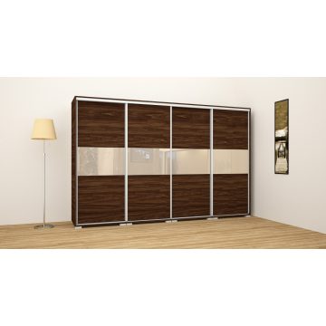 Bond gardrób magasfényű betéttel 318 cm