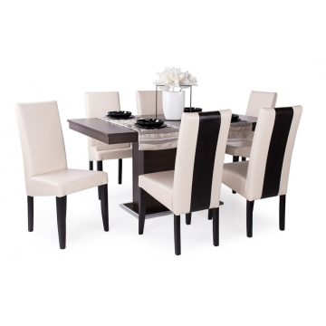 Flóra asztal + 6 db Berta Mix étkezőszék