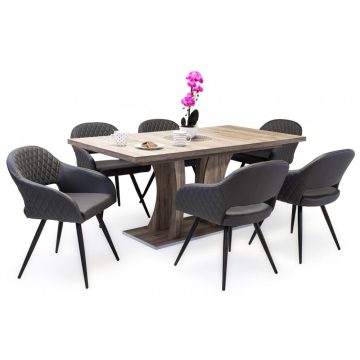 Bella asztal + 6 db Cristal szék