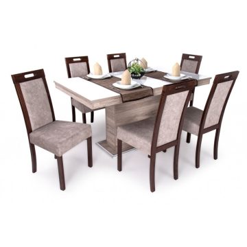 Flóra plusz asztal + 6 db Jázmin szék