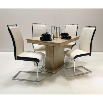 Flóra asztal + 4 db Száva szék