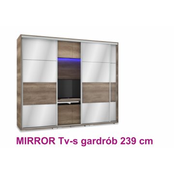 Mirror Tv-s gardrób 239 cm