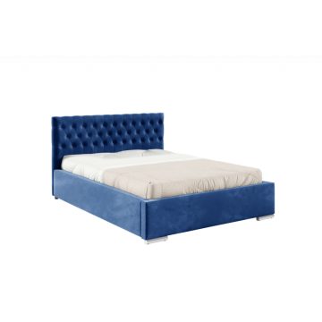 TYP06 ágyrácsos ágy 160 cm sötétkék Fresh 11