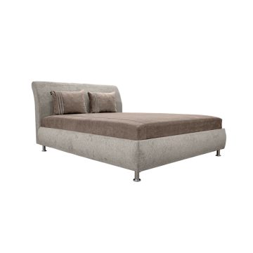 AGATON franciaágy 160 cm barna-homok