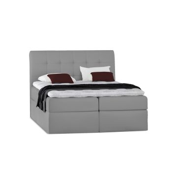 TYP50 boxspring ágy 180 cm szürke Trinity 14