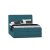 TYP50 boxspring ágy 140 cm azúrkék Trinity 13