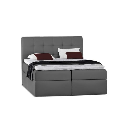 TYP50 boxspring ágy 180 cm sötétszürke Trinity 15