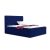 TYP56 boxspring ágy 140 cm sötétkék Fresh 11