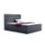 TYP56 boxspring ágy 140 cm sötétszürke Fresh 16