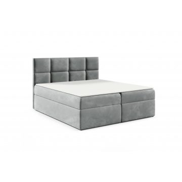 TYP57 boxspring ágy 180 cm szürke Trinity 14