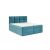 TYP57 boxspring ágy 180 cm azúrkék Trinity 13
