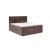 TYP57 boxspring ágy 160 cm sötétbarna Trinity 8