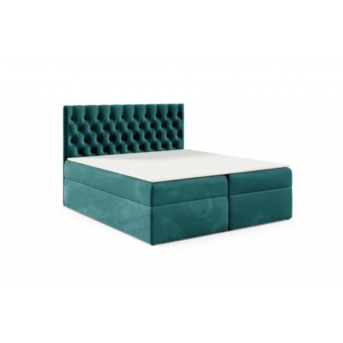 TYP58 boxspring ágy 160 cm türkiz zöld Fresh 30