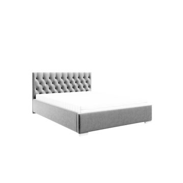 ST1 ágyrácsos ágy 140cm világosszürke Riviera 91