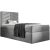 ST7 boxspring ágy 90cm világosszürke Riviera 91