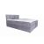 ATOS boxspring ágy 180 cm középszürke Country 17