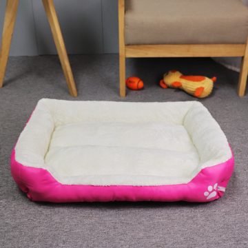   Kisállat fekhely, XL méret, rózsaszín-elefántcsont fehér kutya / macska